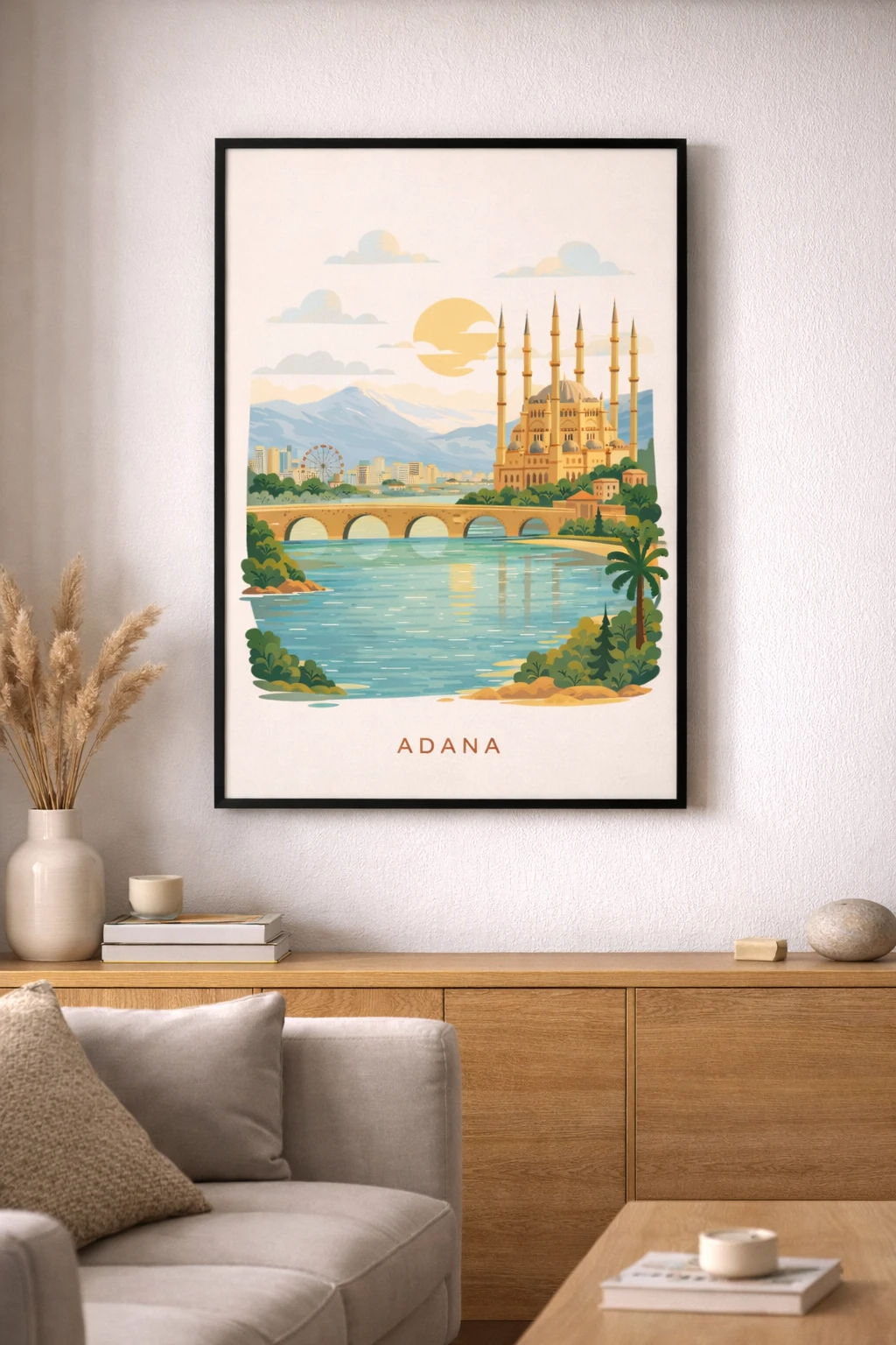 Adana İllüstrasyon Duvar Tablosu 2. Fotoğraf