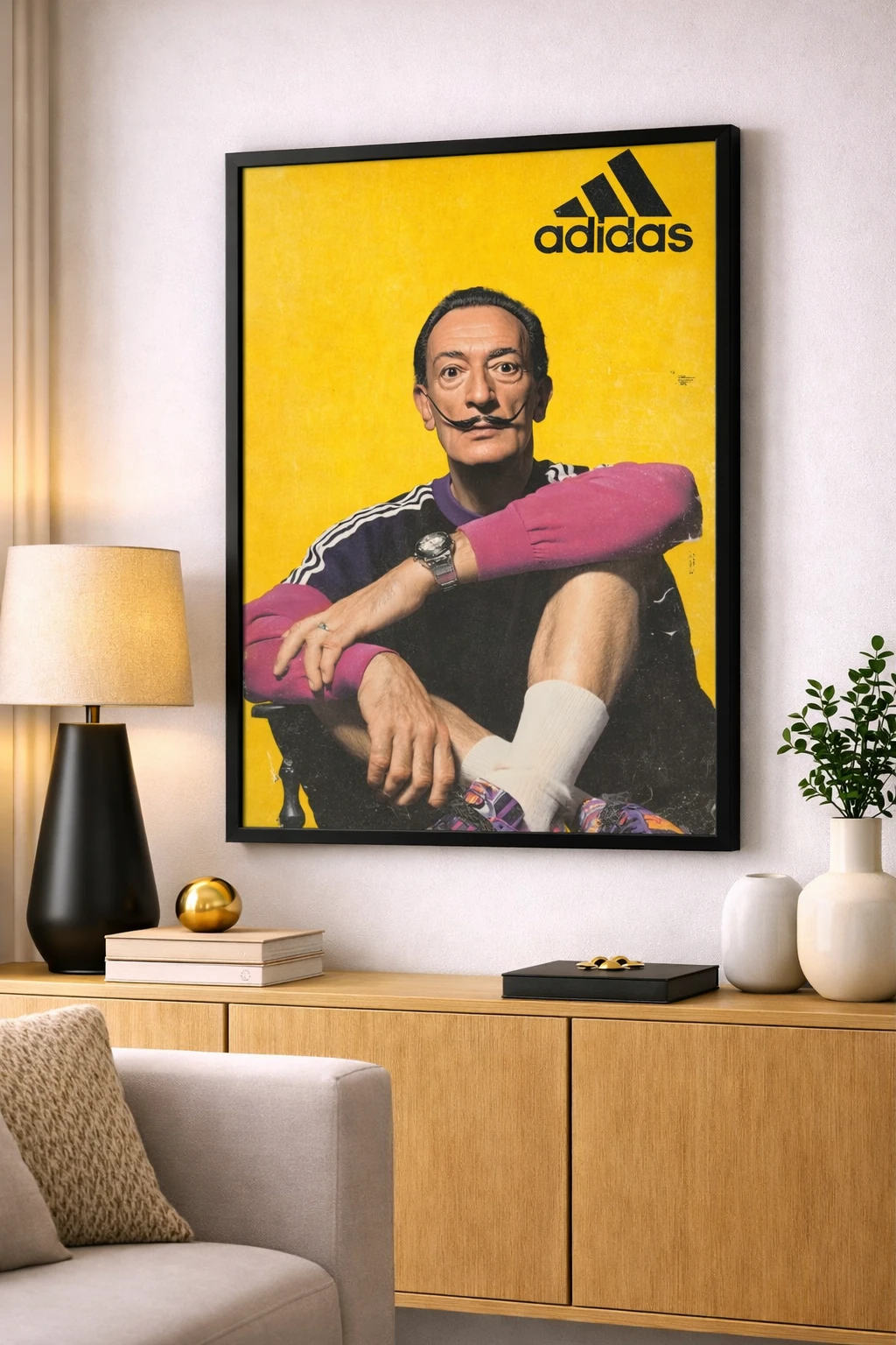 Adidas Rap Mixart Duvar Tablosu 2. Fotoğraf