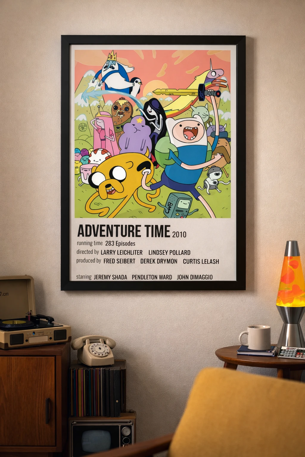Adventure Time Duvar Tablosu 2. Fotoğraf