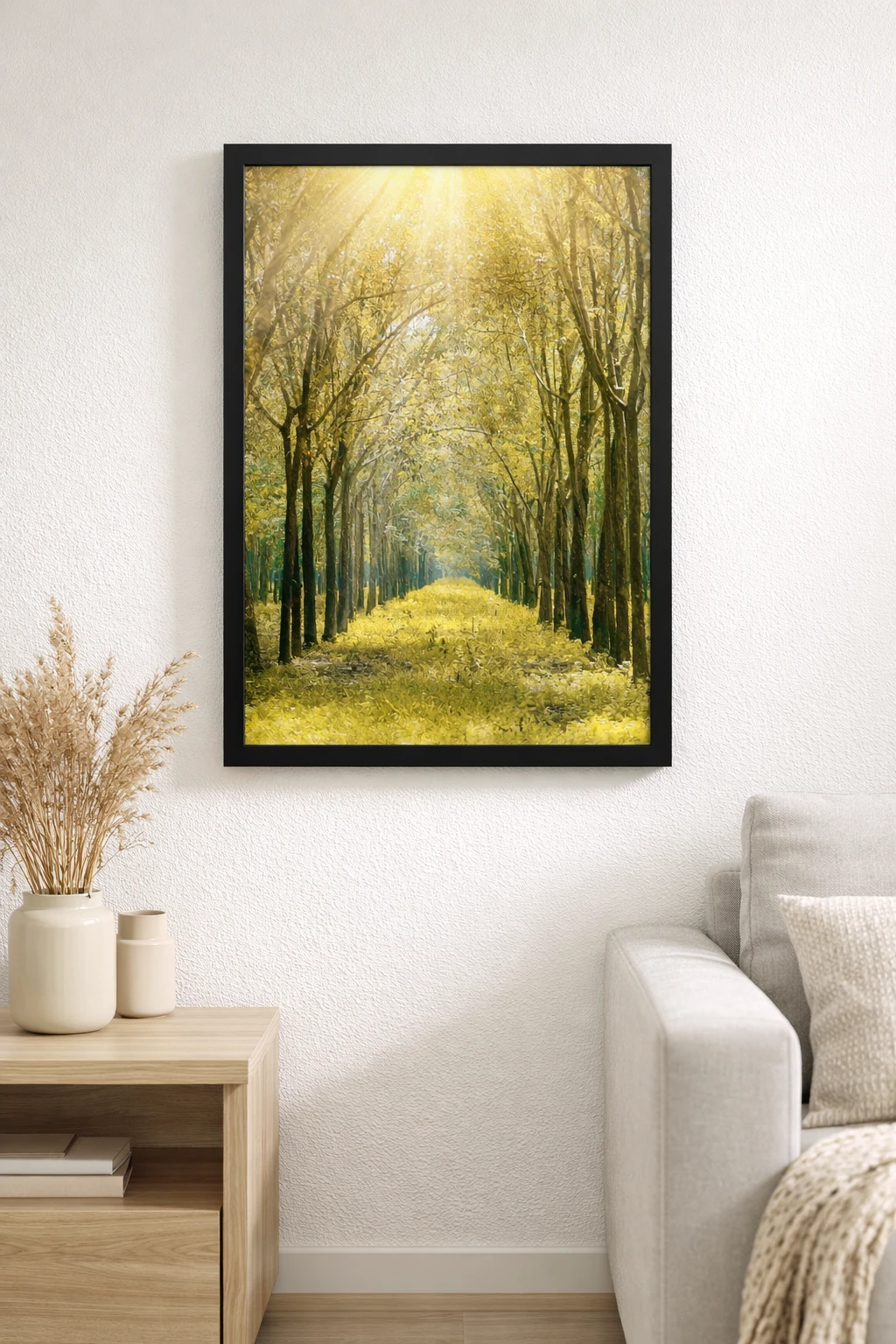 Ağaç Yolu Duvar Tablosu