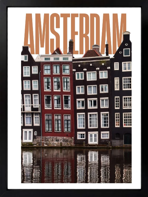 Amsterdam Duvar Tablosu 2. Fotoğraf