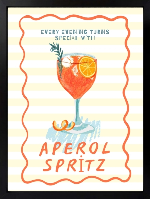 Aperol Spritz Duvar Tablosu 2. Fotoğraf