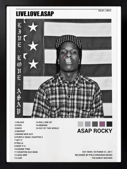 Asap Rocky Duvar Tablosu 1. Fotoğraf
