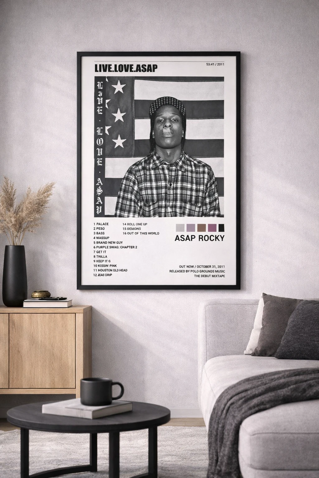 Asap Rocky Duvar Tablosu 2. Fotoğraf