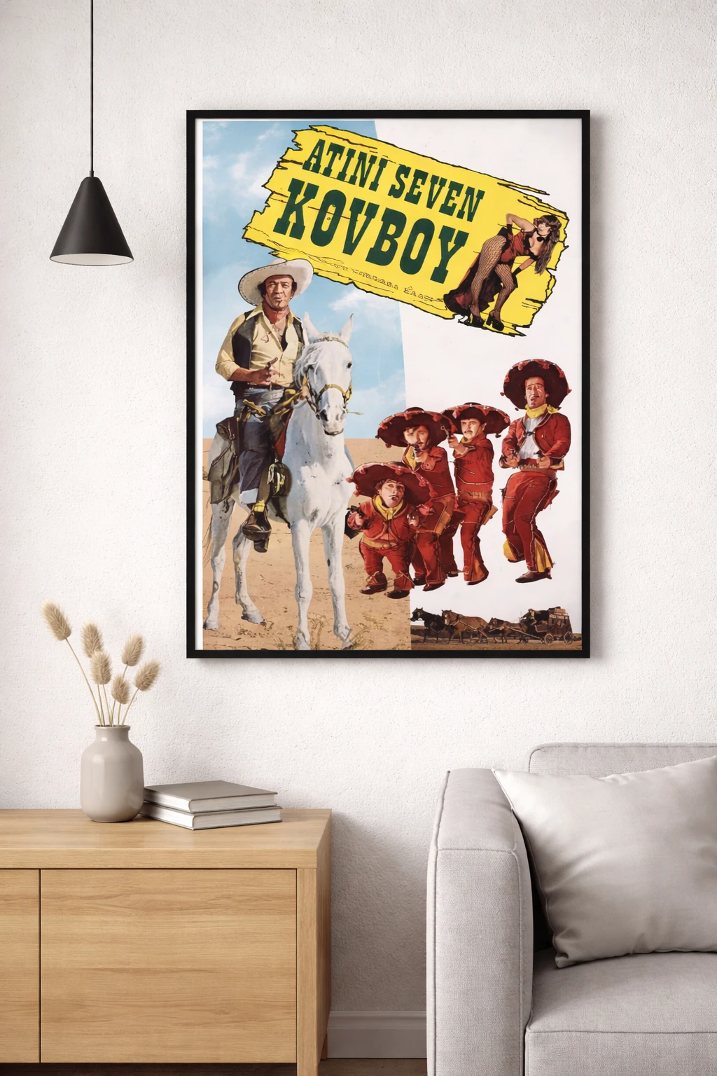 Atını Seven Kovboy Duvar Tablosu 2. Fotoğraf