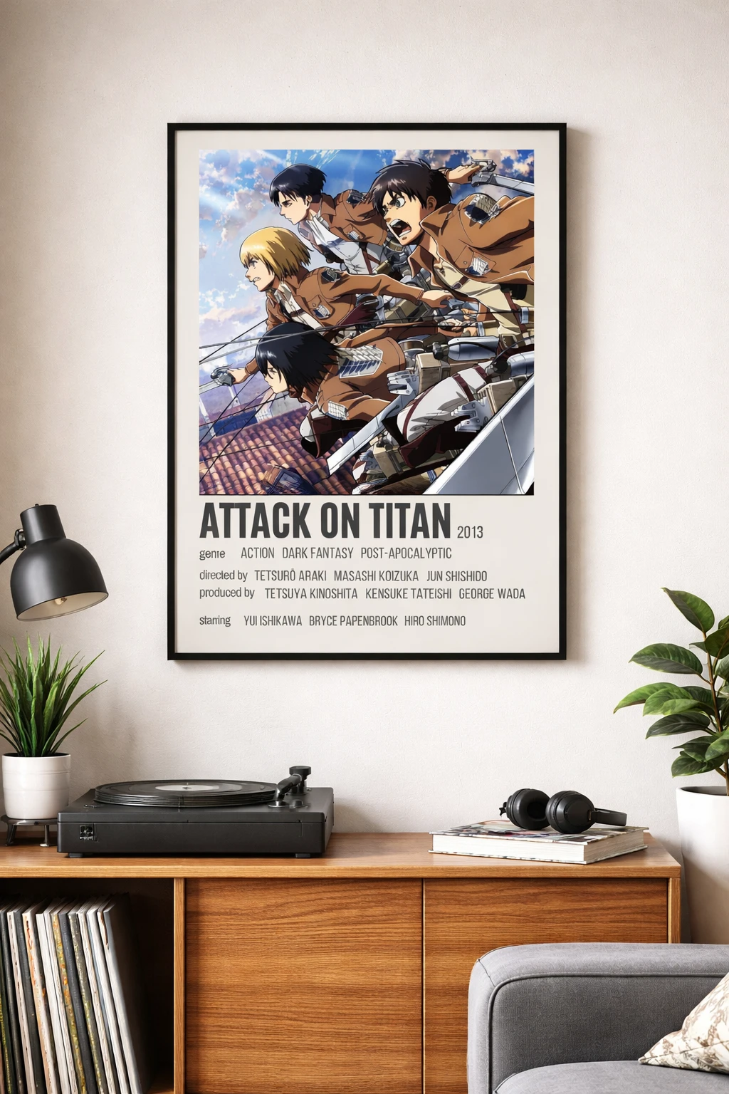 Attack on Titan Duvar Tablosu 2. Fotoğraf