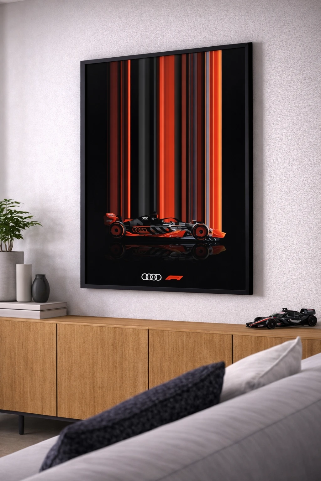Audi Formula Racing Duvar Tablosu 2. Fotoğraf