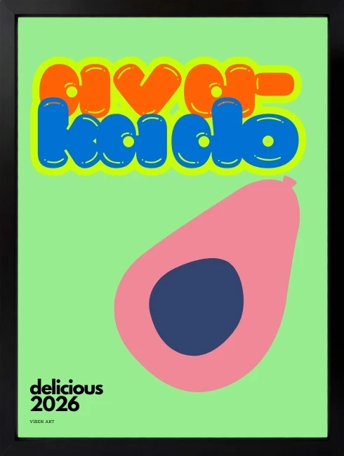 Avakado Duvar Tablosu