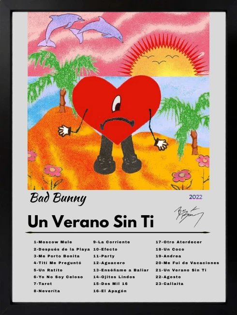 Bad Bunny - Un Verano Sin Ti Duvar Tablosu 1. Fotoğraf