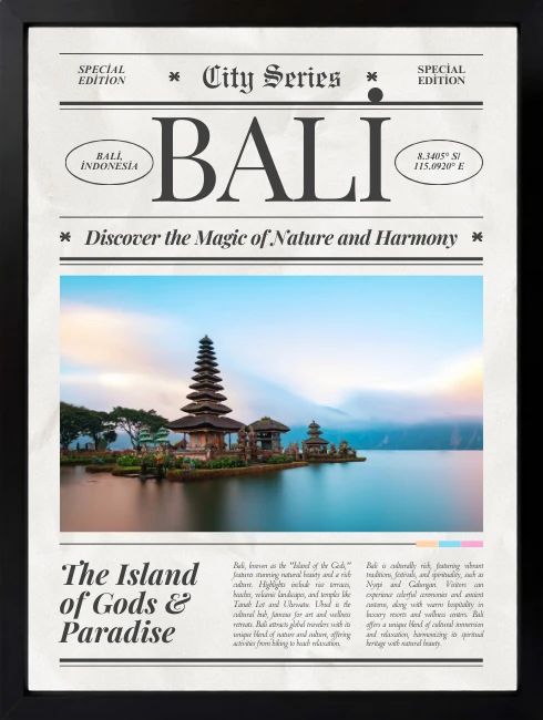 Bali Duvar Tablosu 1. Fotoğraf
