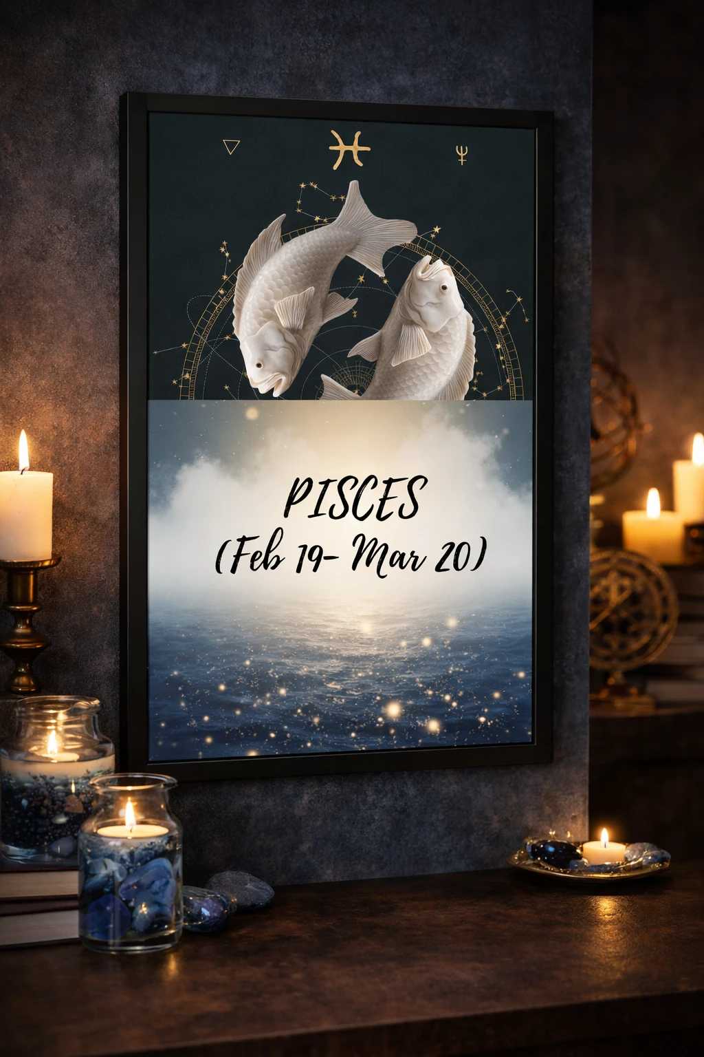 Pisces Duvar Tablosu 2. Fotoğraf