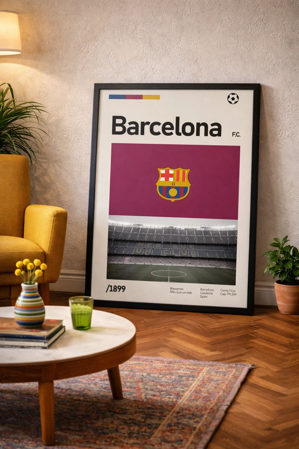 Barcelona FC Duvar Tablosu 2. Fotoğraf