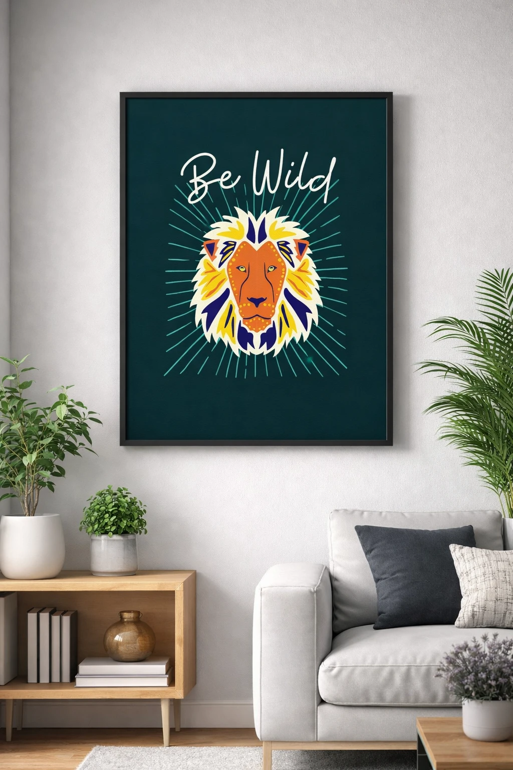 Be Wild Duvar Tablosu 2. Fotoğraf