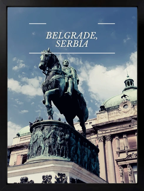 Belgrad Prince Mihailo Duvar Tablosu 2. Fotoğraf