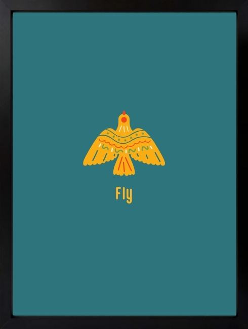 Bohem Fly Duvar Tablosu 1. Fotoğraf