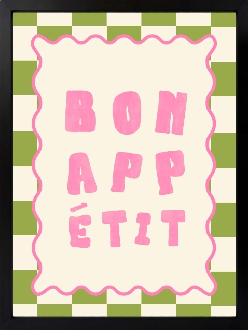 Bon Appétit Duvar Tablosu 1. Fotoğraf