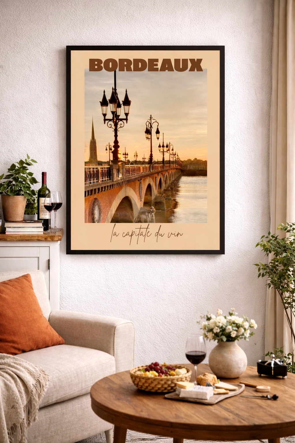 Bordeaux Duvar Tablosu 1. Fotoğraf