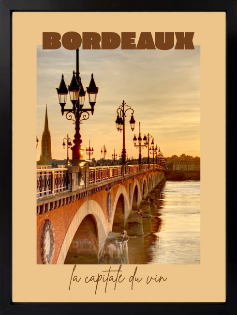 Bordeaux Duvar Tablosu 2. Fotoğraf