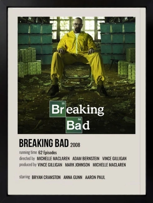 Breaking Bad Walter White Duvar Tablosu 1. Fotoğraf