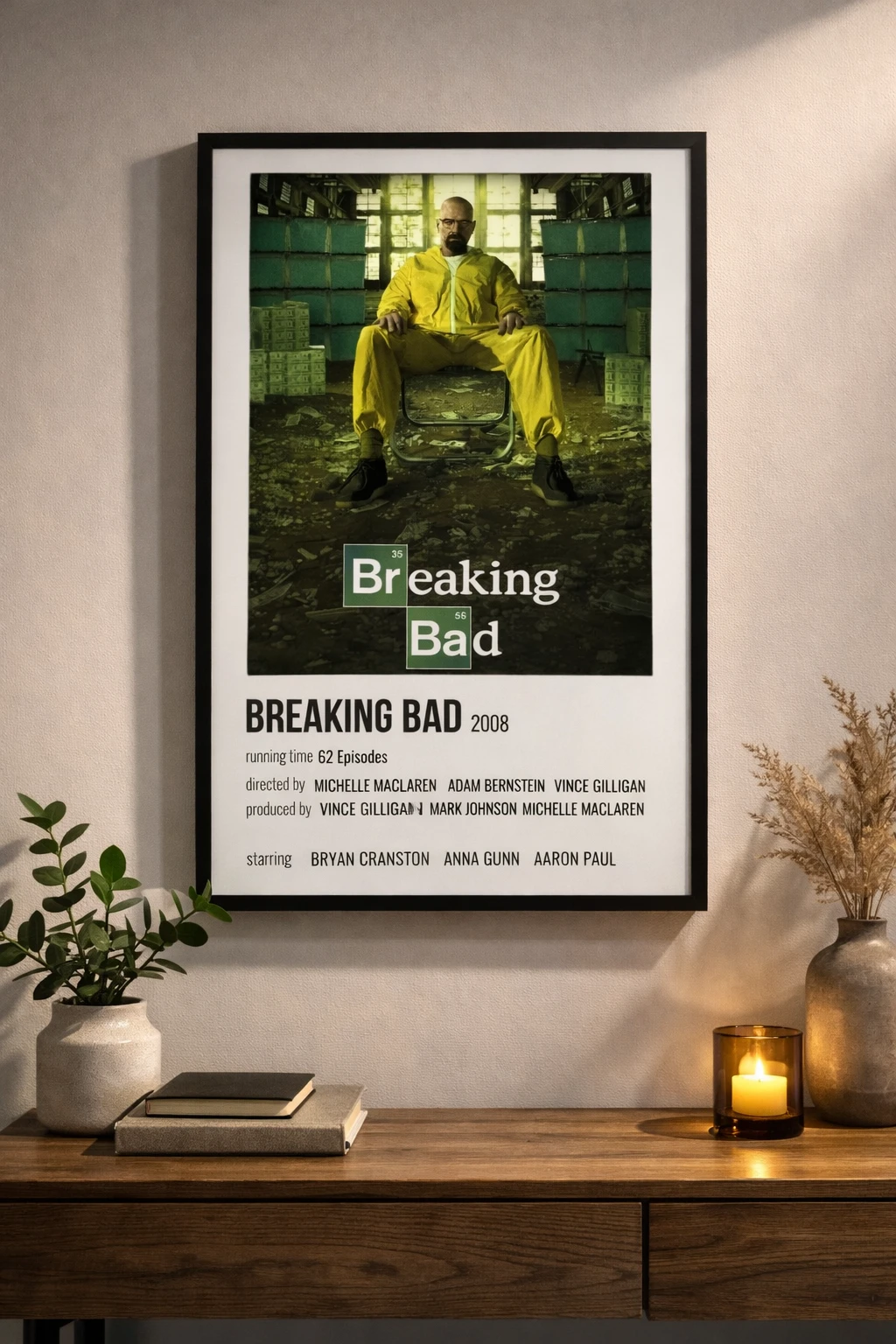 Breaking Bad Walter White Duvar Tablosu 2. Fotoğraf