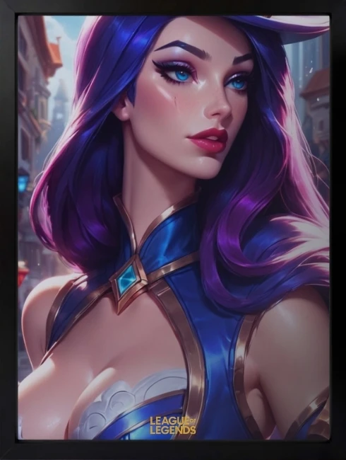 Caitlyn LOL Hero Duvar Tablosu 1. Fotoğraf