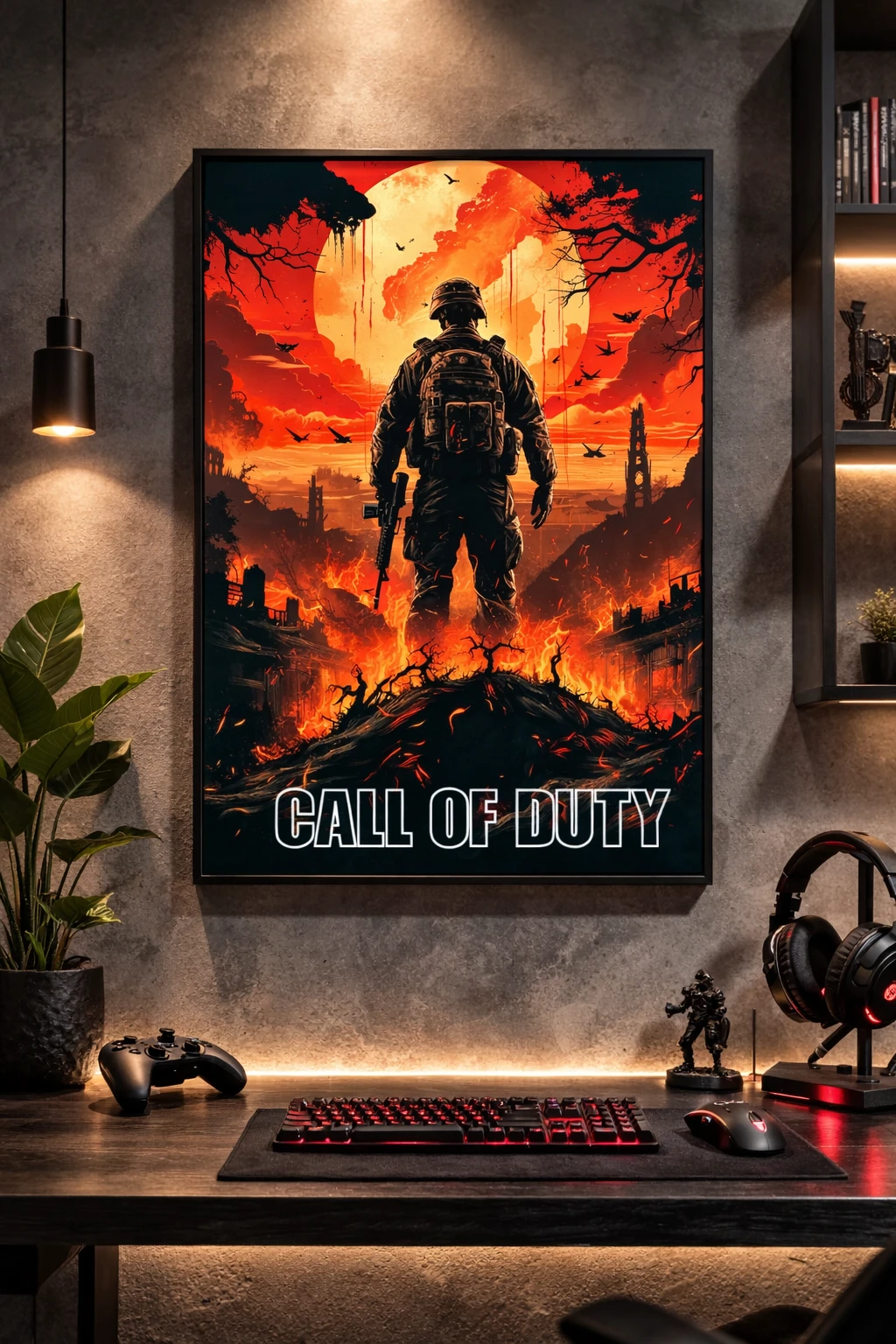 Call of Duty Duvar Tablosu 2. Fotoğraf