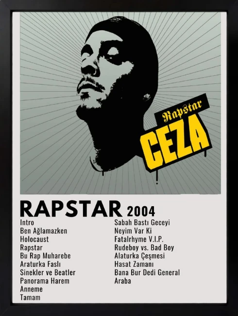 Ceza - Rapstar Duvar Tablosu 1. Fotoğraf