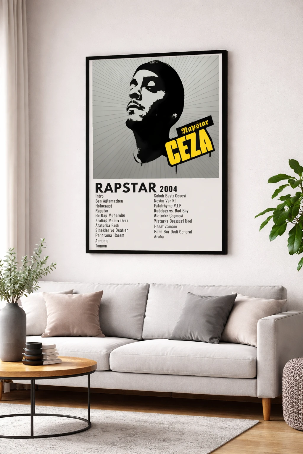 Ceza - Rapstar Duvar Tablosu 2. Fotoğraf