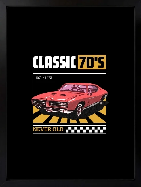 Classic 70's Duvar Tablosu 1. Fotoğraf