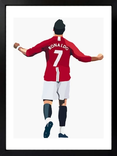Cristiano Ronaldo 7 Duvar Tablosu 1. Fotoğraf