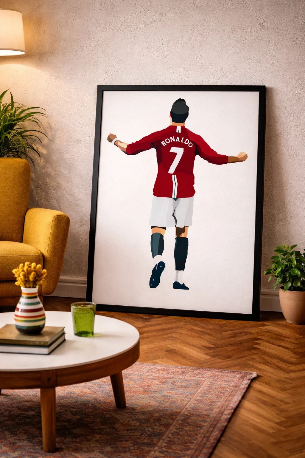 Cristiano Ronaldo 7 Duvar Tablosu 2. Fotoğraf