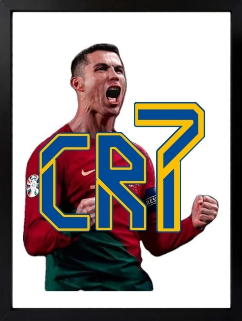 Cristiano Ronaldo CR7 Duvar Tablosu 1. Fotoğraf