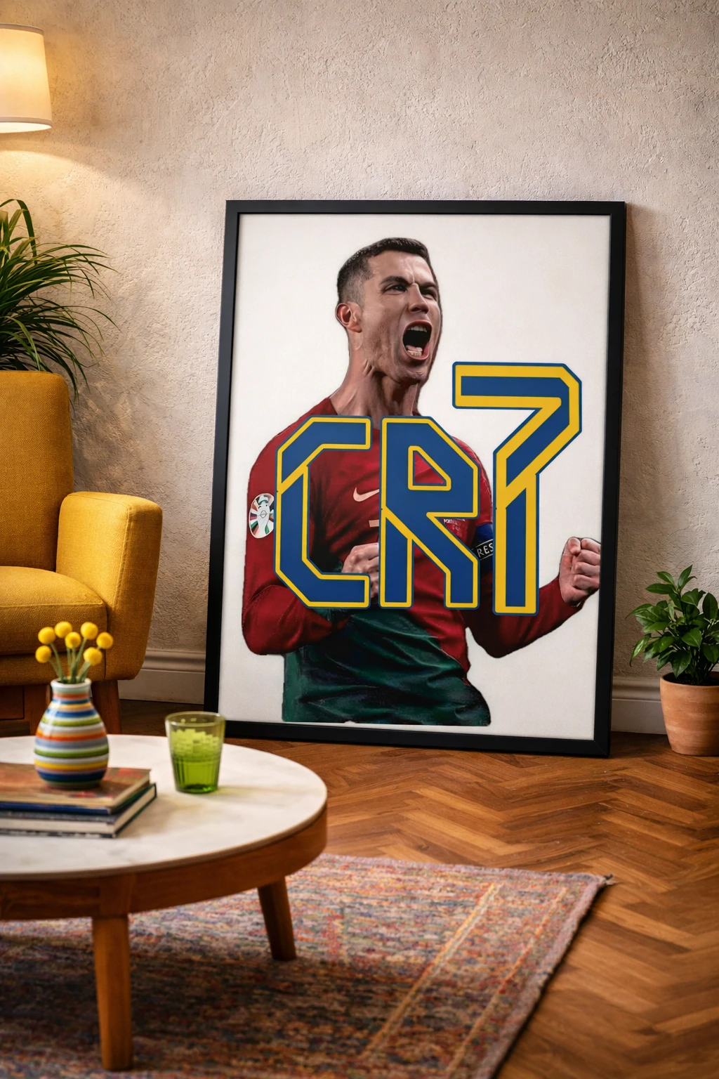 Cristiano Ronaldo CR7 Duvar Tablosu 2. Fotoğraf