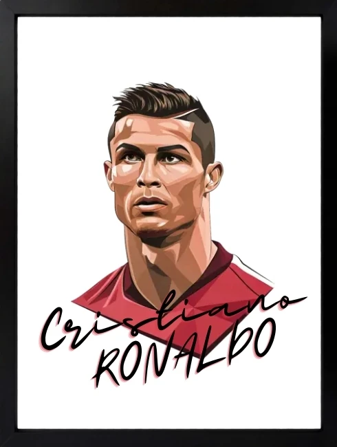 Cristiano Ronaldo Duvar Tablosu 1. Fotoğraf