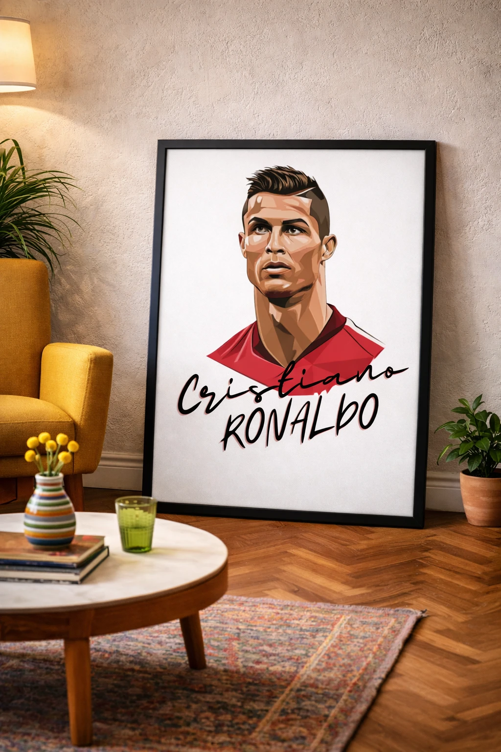 Cristiano Ronaldo Duvar Tablosu 2. Fotoğraf