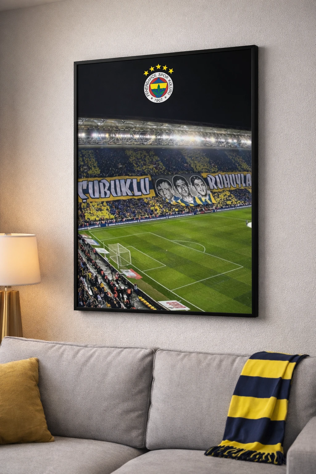 Çubuklu Ruhuyla - Fenerbahçe Duvar Tablosu 2. Fotoğraf