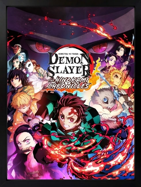 Demon Slayer Duvar Tablosu 1. Fotoğraf