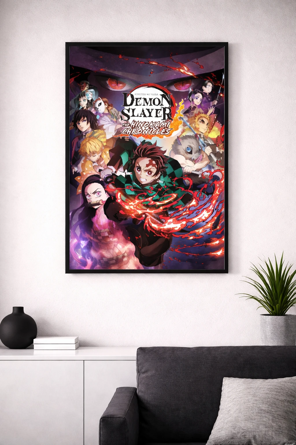 Demon Slayer Duvar Tablosu 2. Fotoğraf