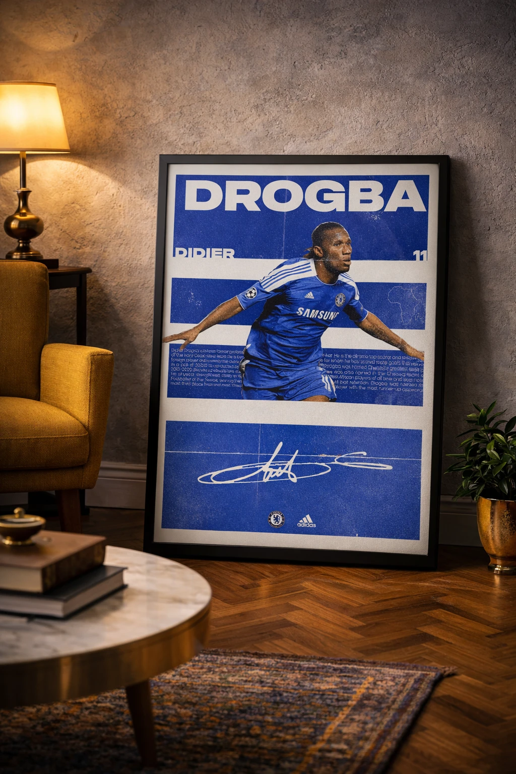 Didier Drogba Duvar Tablosu 2. Fotoğraf
