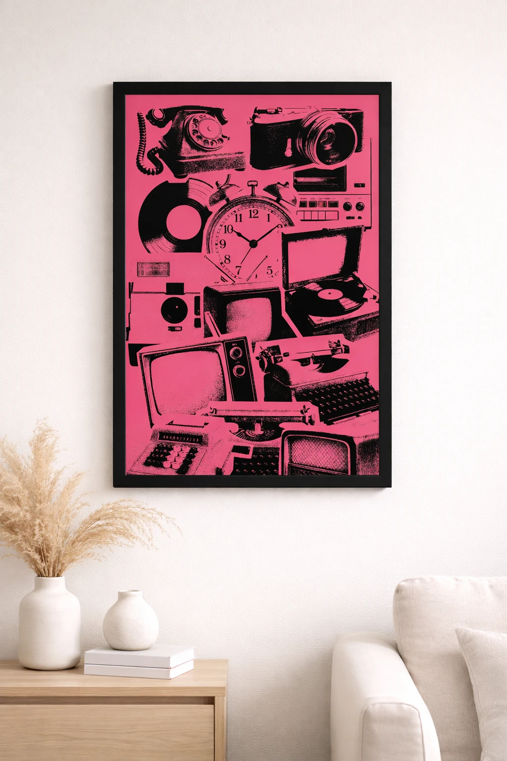 Dijital Retro Duvar Tablosu