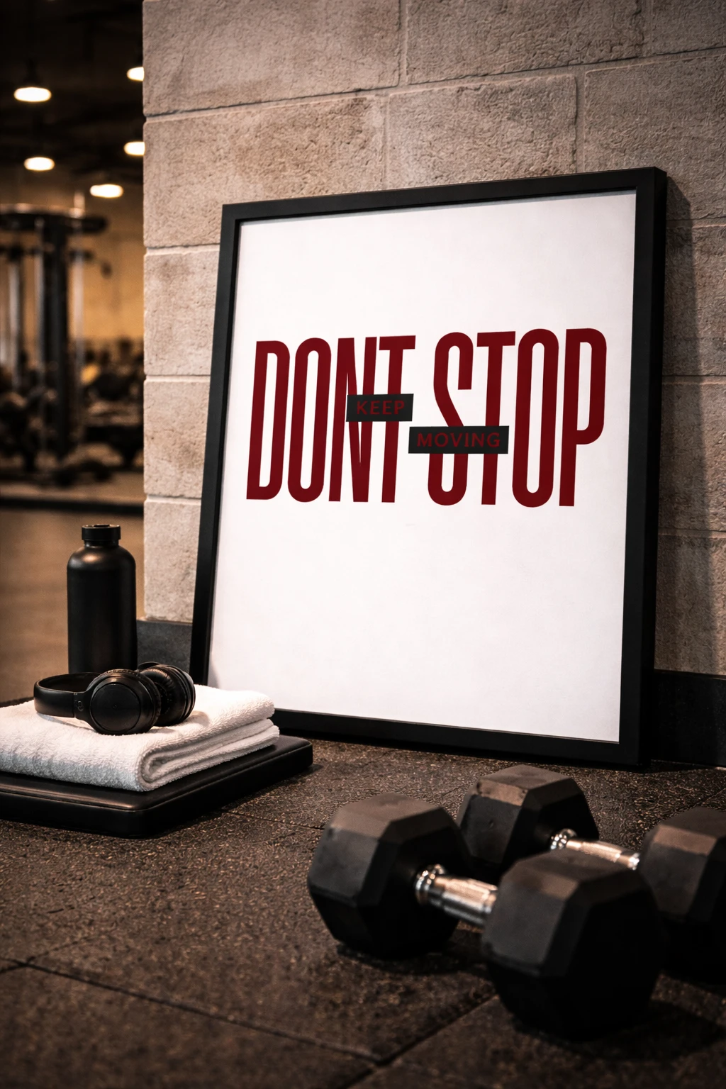 Don’t Stop Duvar Tablosu 1. Fotoğraf