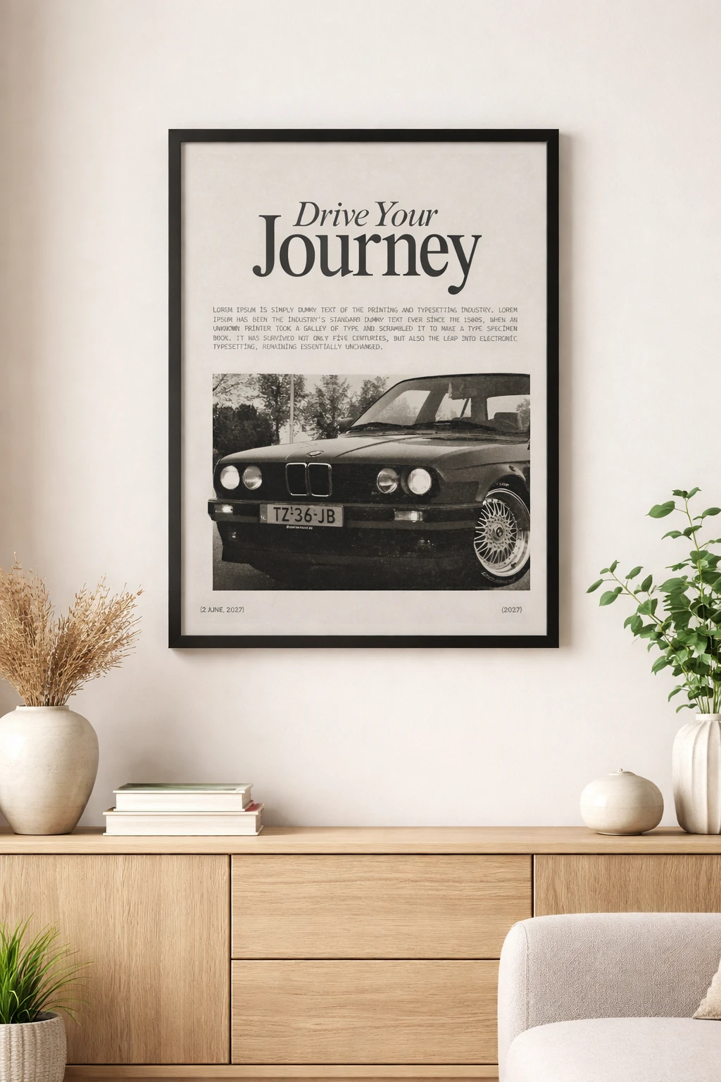 Drive Your Journey Duvar Tablosu