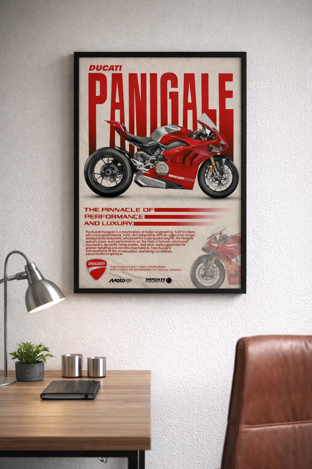 Ducati Panigale Duvar Tablosu 2. Fotoğraf