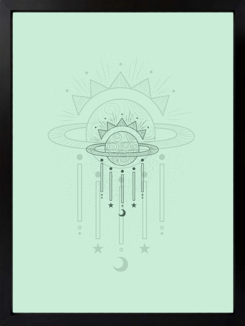 Enerji Yağmuru Duvar Tablosu 1. Fotoğraf