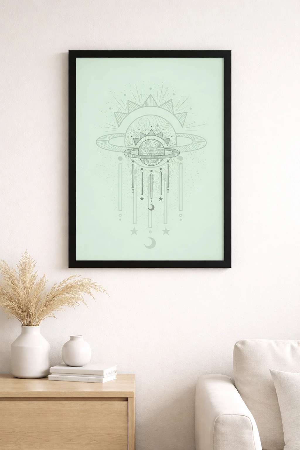 Enerji Yağmuru Duvar Tablosu