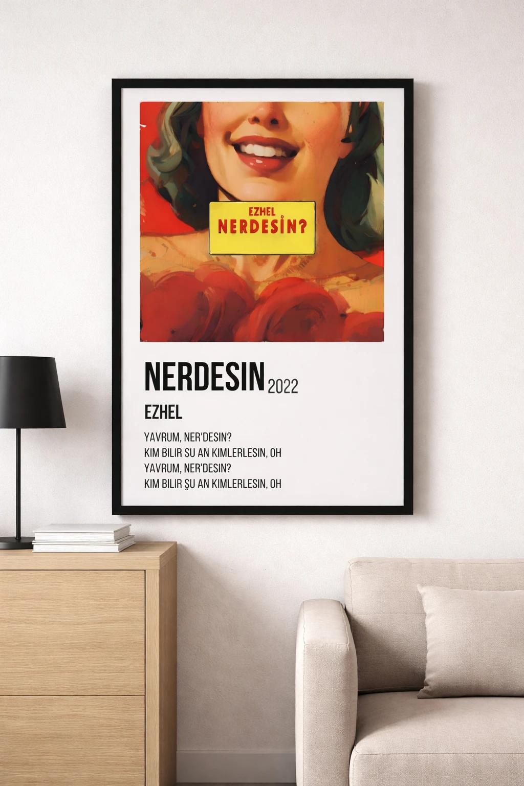 Ezhel - Nerdesin Duvar Tablosu 2. Fotoğraf