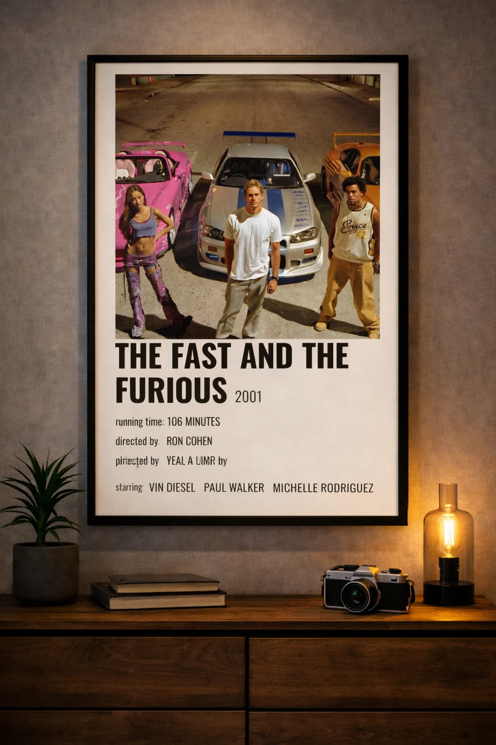 Fast & Furious Duvar Tablosu 2. Fotoğraf