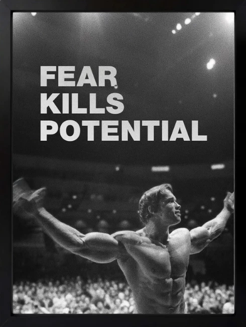 Fear Kills Potential Duvar Tablosu 1. Fotoğraf