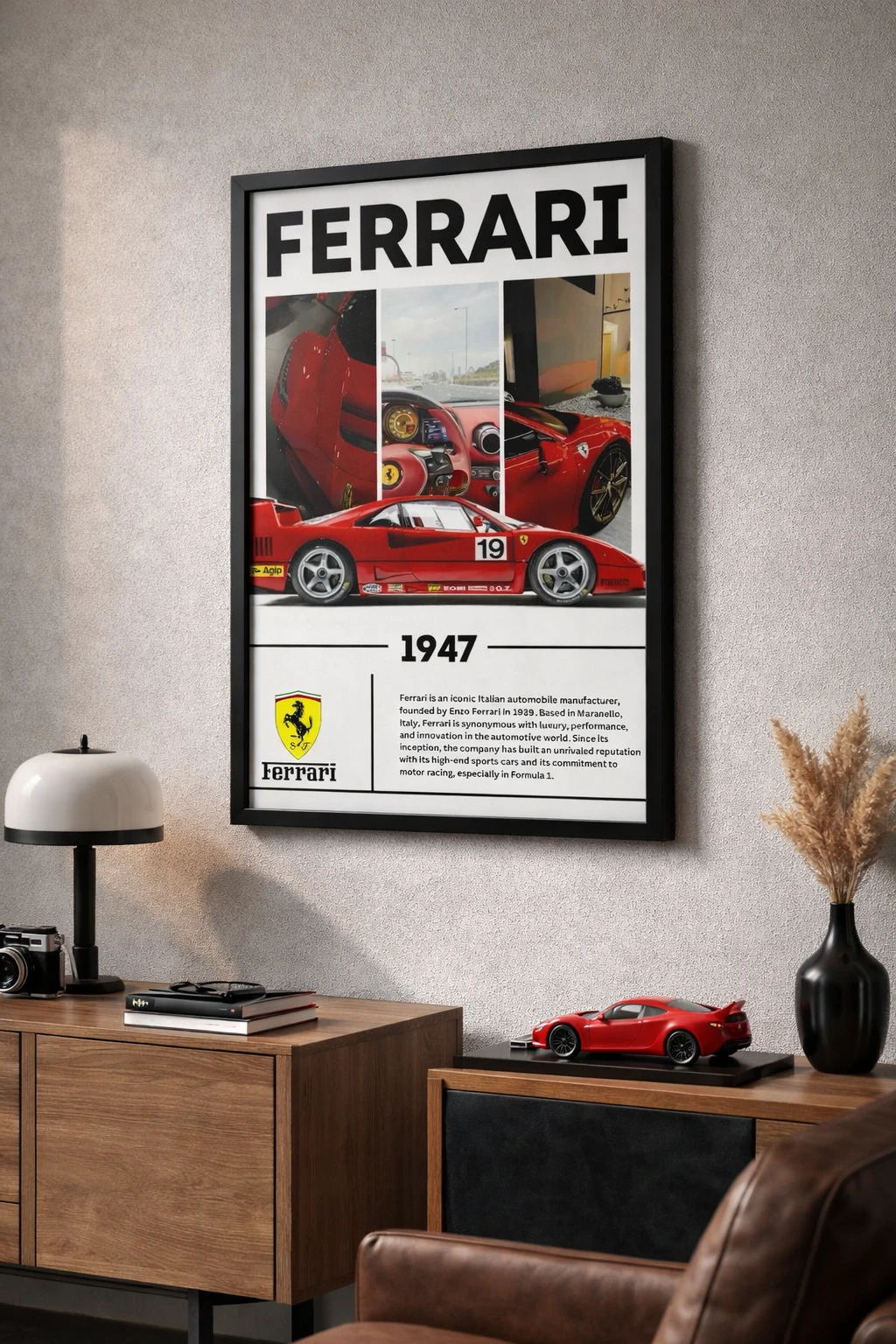 Ferrari 1947 Duvar Tablosu