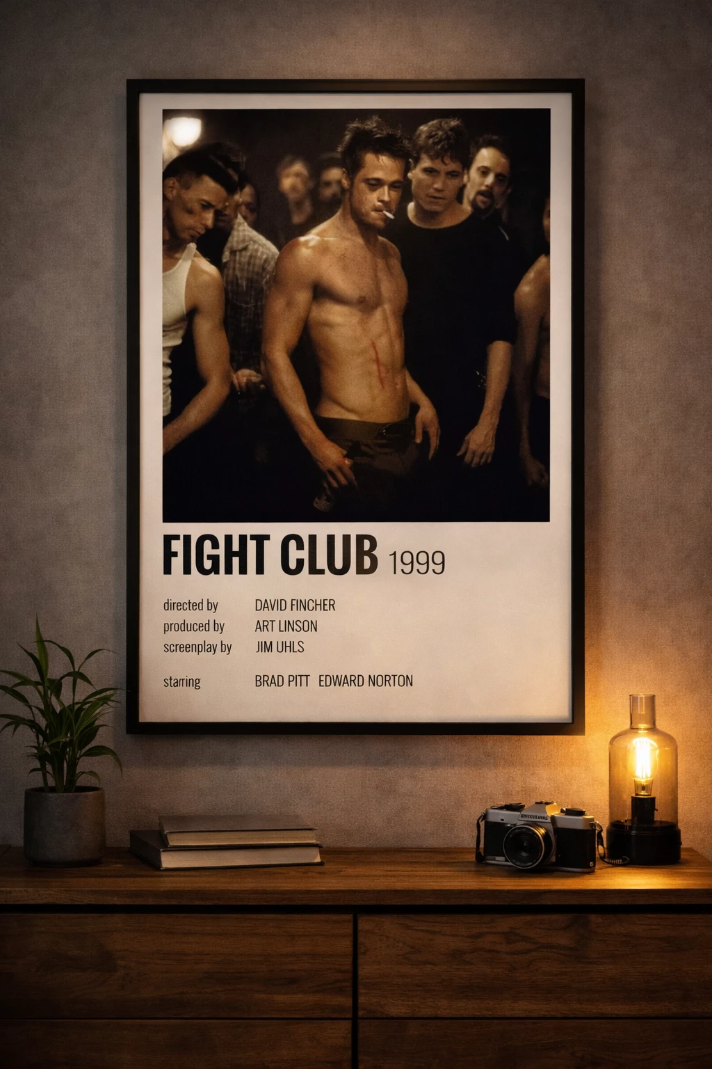 Fight Club Poster Duvar Tablosu 2. Fotoğraf